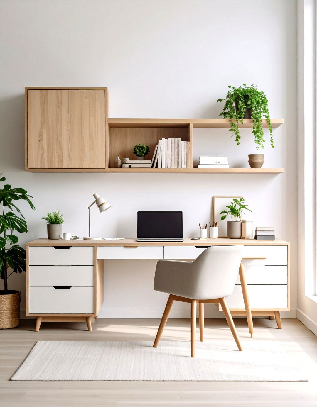 Minimalist Storage Systems to Declutter Home Office Decor - 20 Home Office Decor Ideas