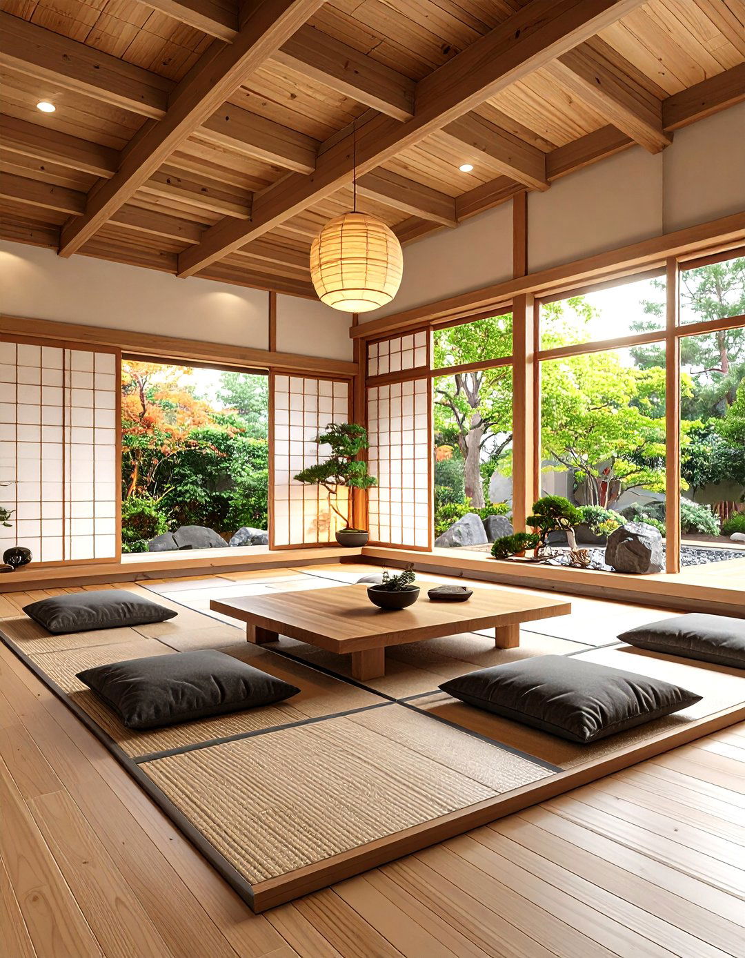 Minimalist Zen Cabin Living Room - 20 Cabin Living Room Ideas