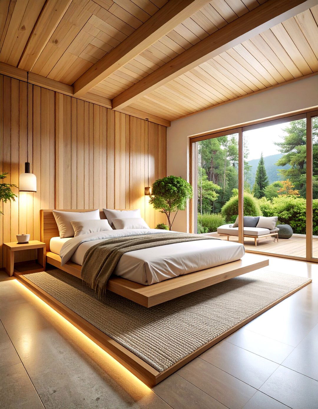 Minimalist Zen Cabin - 20 Cabin Bedroom Ideas