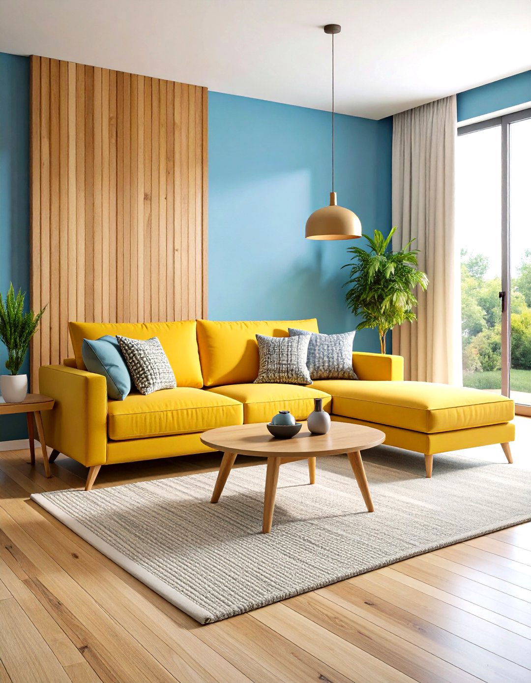 Minimalist Zen Room with Natural Wood Elements - 20 Zen Room Ideas
