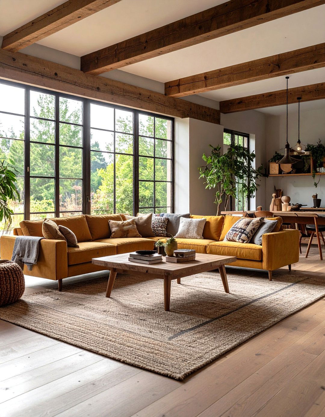 Minimalistic Furniture Arrangement - 20 Small Rustic Living Room Ideas