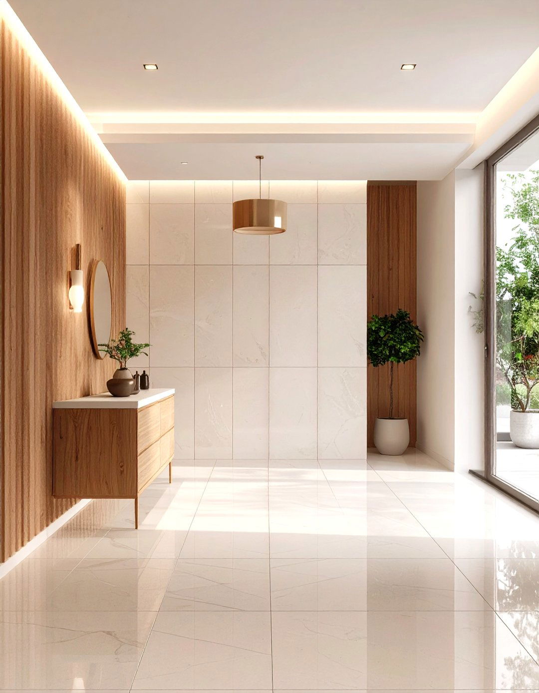 Minimaluxe Hallway for Serene Entry - 20 Hallway Ideas