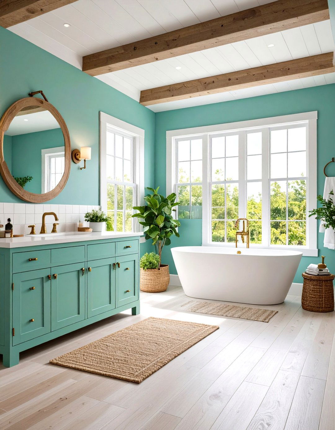 Mint Green Bathroom Coastal Retreat - 20 Mint Green Bathroom Ideas