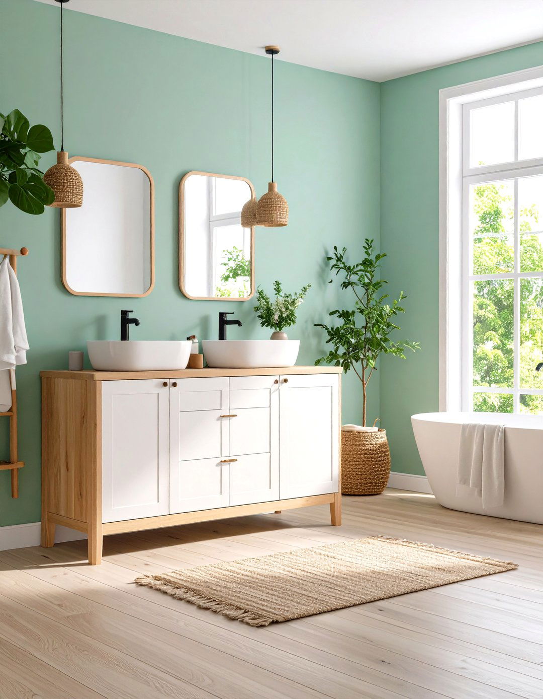 Mint Green Bathroom Scandinavian Fresh - 20 Mint Green Bathroom Ideas