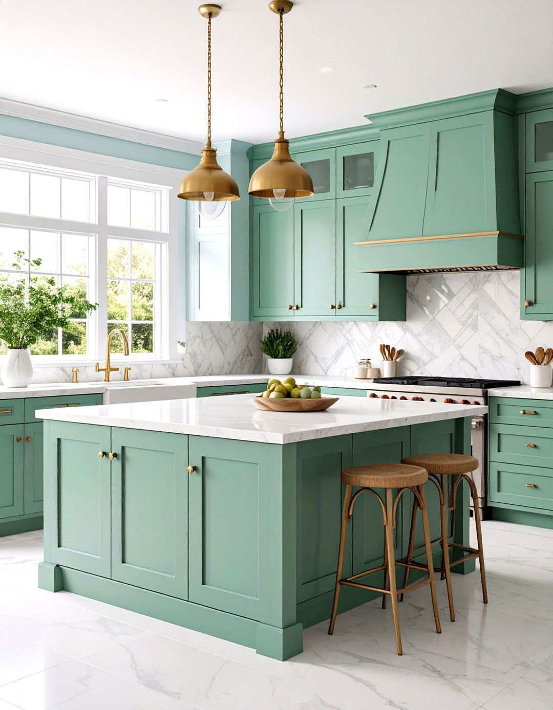 Mint Green Kitchen Coastal Cottage Retreat - 20 Mint Green Kitchen Ideas