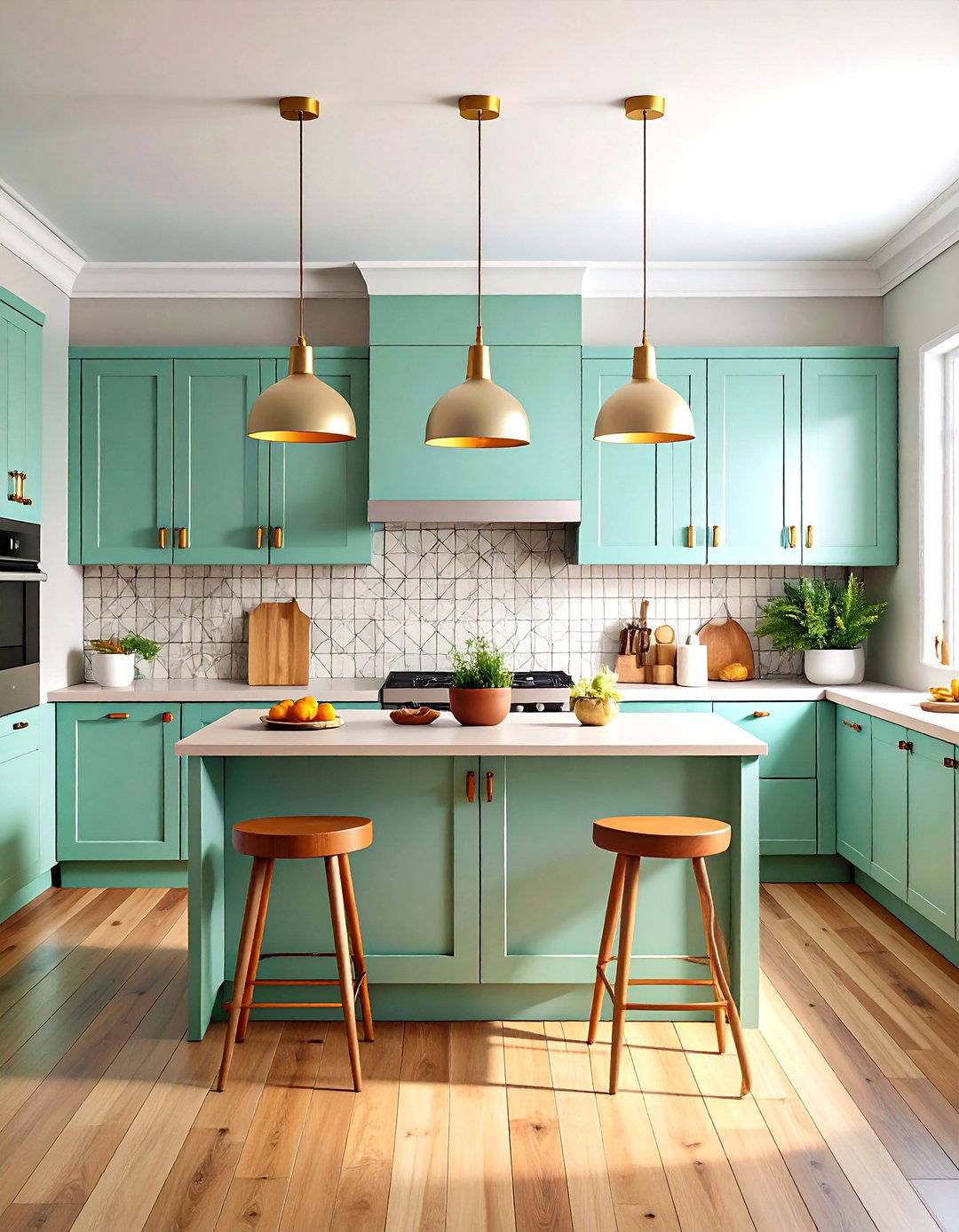 Mint Green Kitchen Mid Century Modern Revival - 20 Mint Green Kitchen Ideas