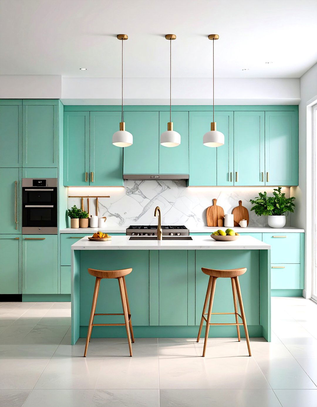 Mint Green Kitchen Modern Minimalist Concept - 20 Mint Green Kitchen Ideas