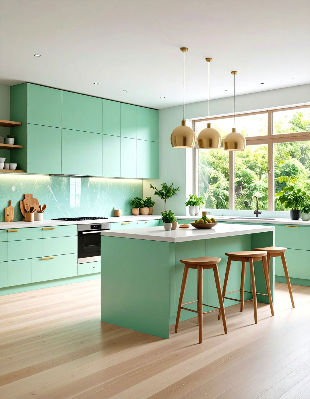 Mint Green Kitchen Zen Minimalist Sanctuary - 20 Mint Green Kitchen Ideas