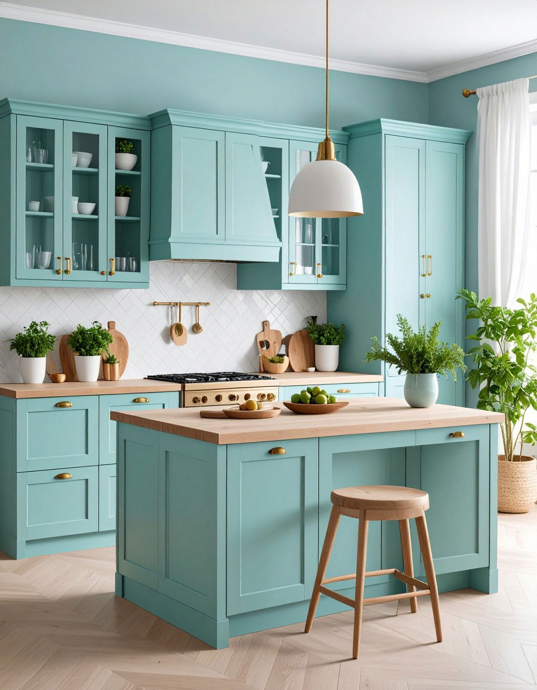 Mint Green and Sky Blue for Fresh Breeze - 20 Blue and Green Color Combos for Decorating