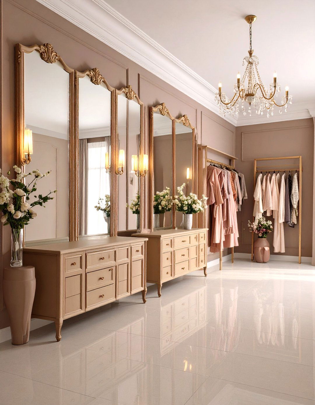 Mirror Frame Molding - 20 Wall Molding Ideas