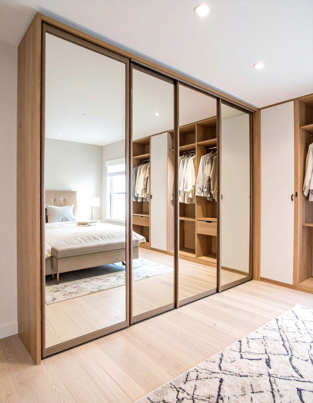 Mirrored Bifold Closet Doors - 20 closet door ideas