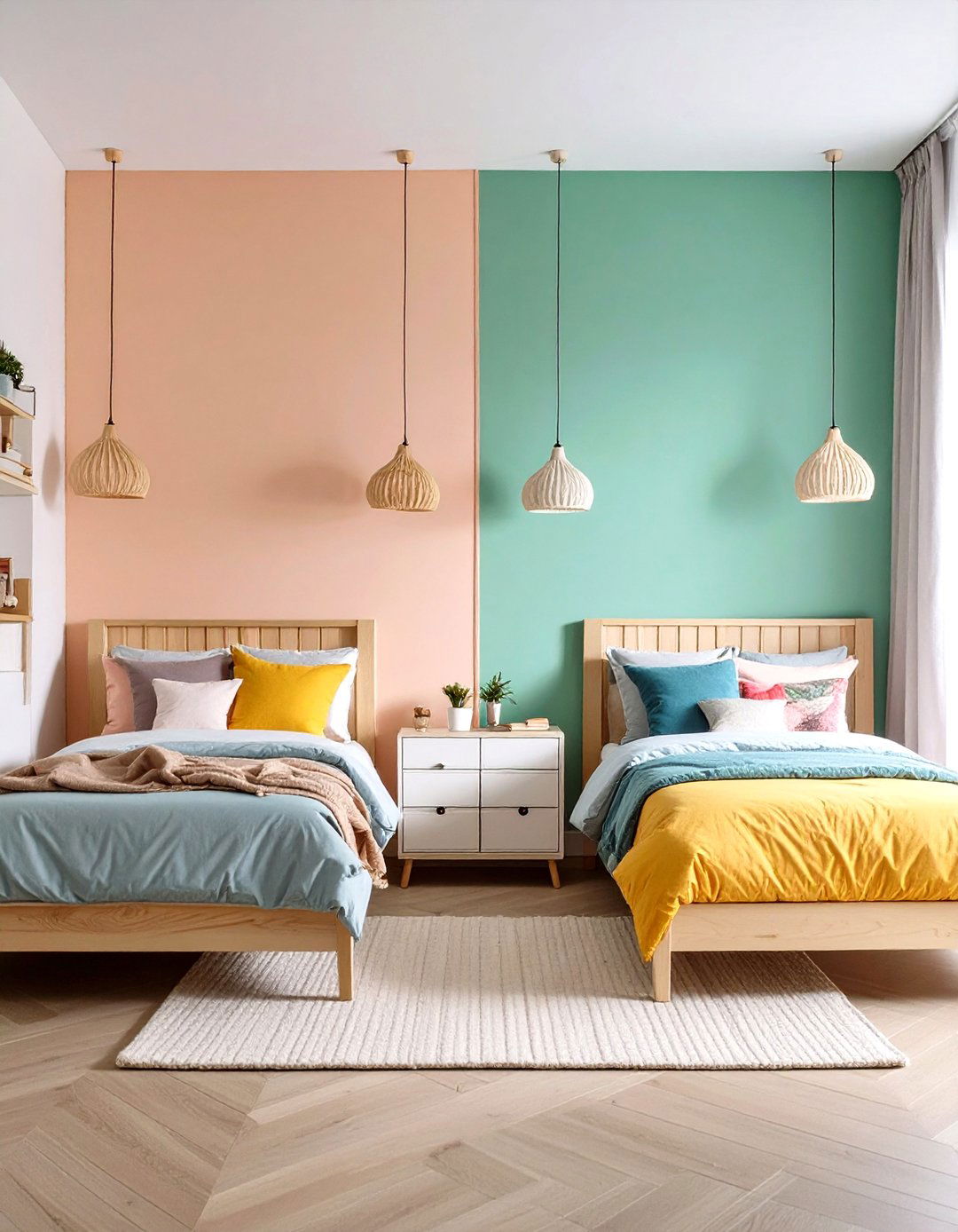 Mirrored Layouts - 20 Shared Kids' Room Design Ideas