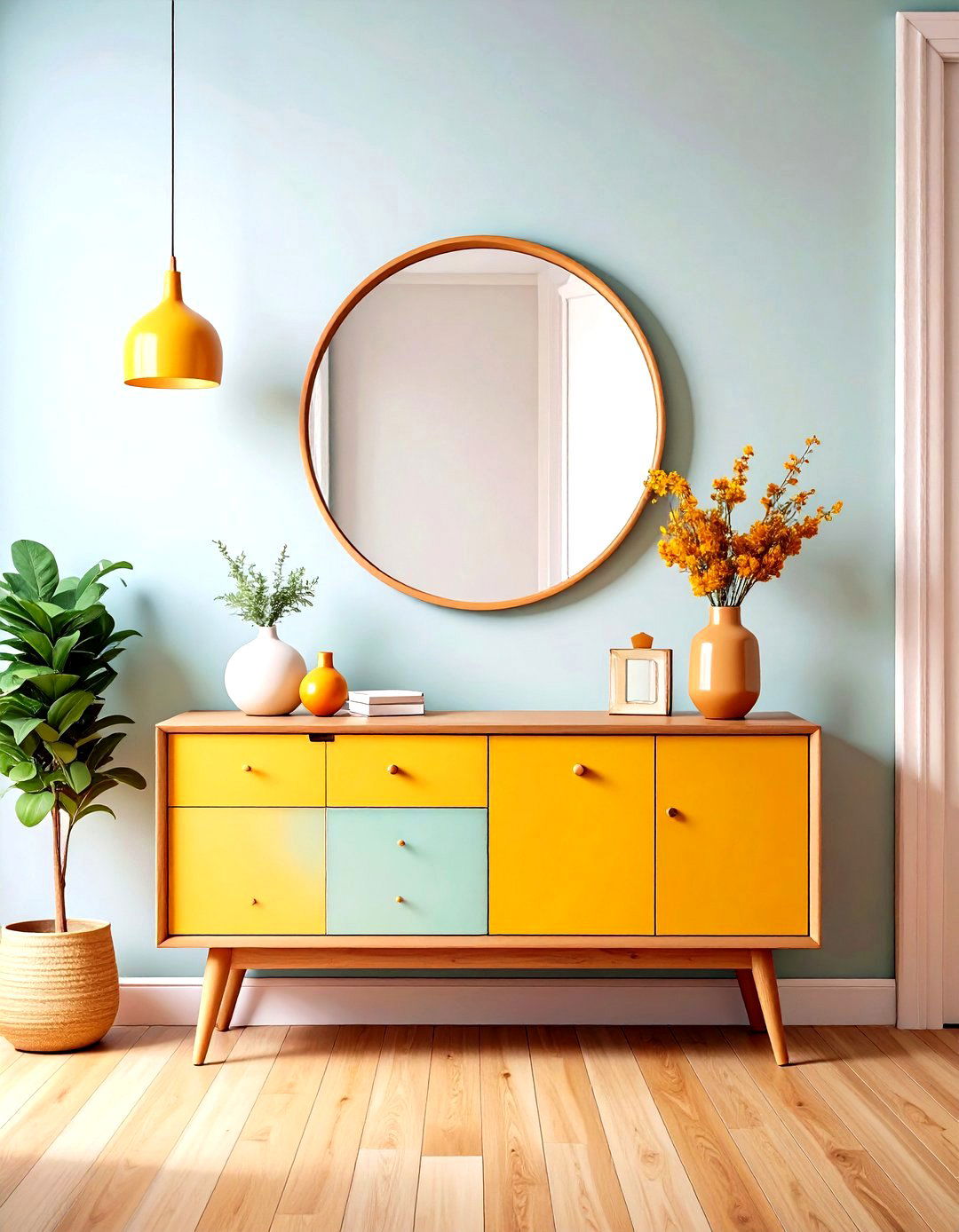 Mirrors to Enhance Light and Space - 20 Small Nursery Ideas