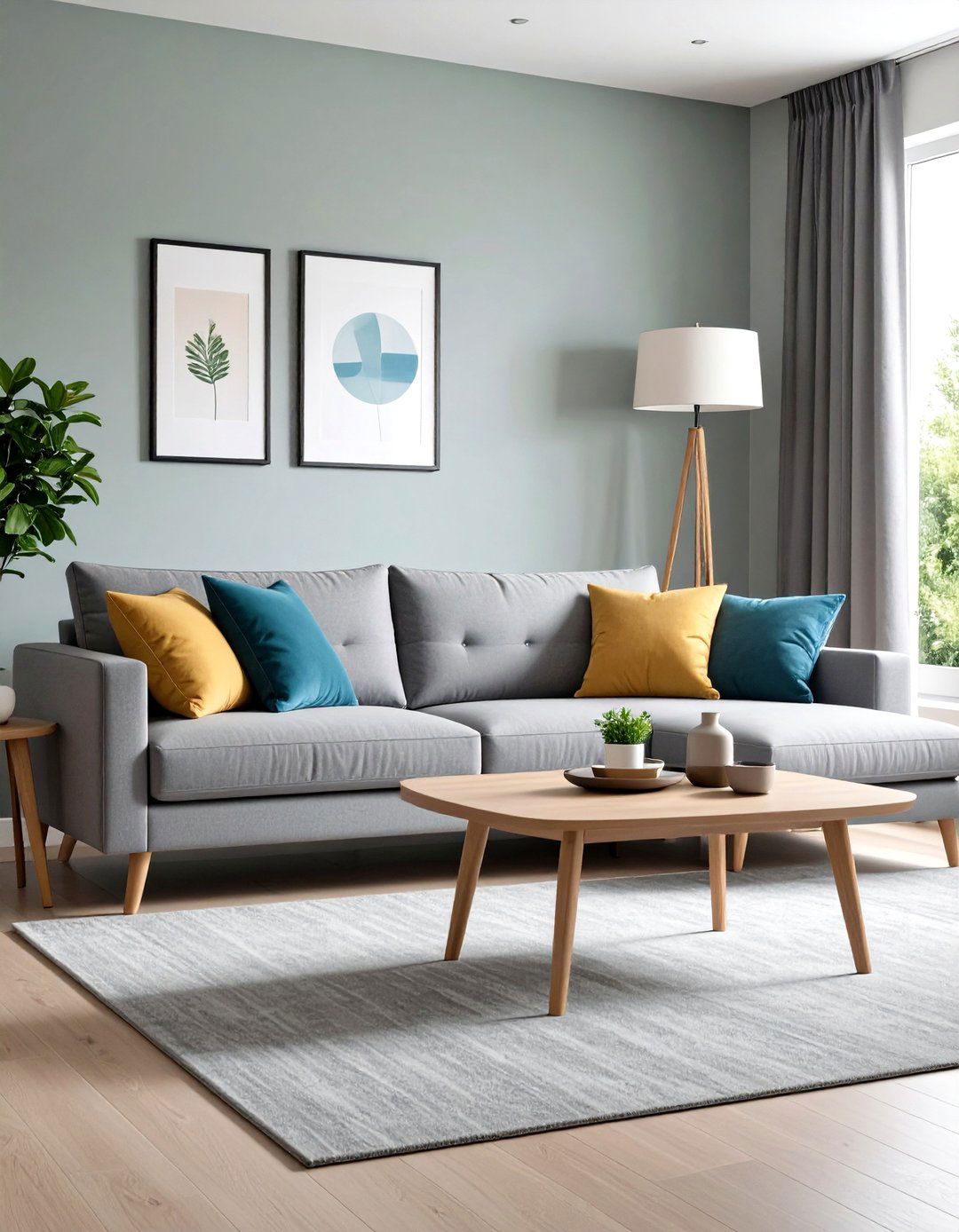 Mismatched Sofas in Contemporary Minimalist Balance - 20 Mismatched Sofas in Living Room Ideas