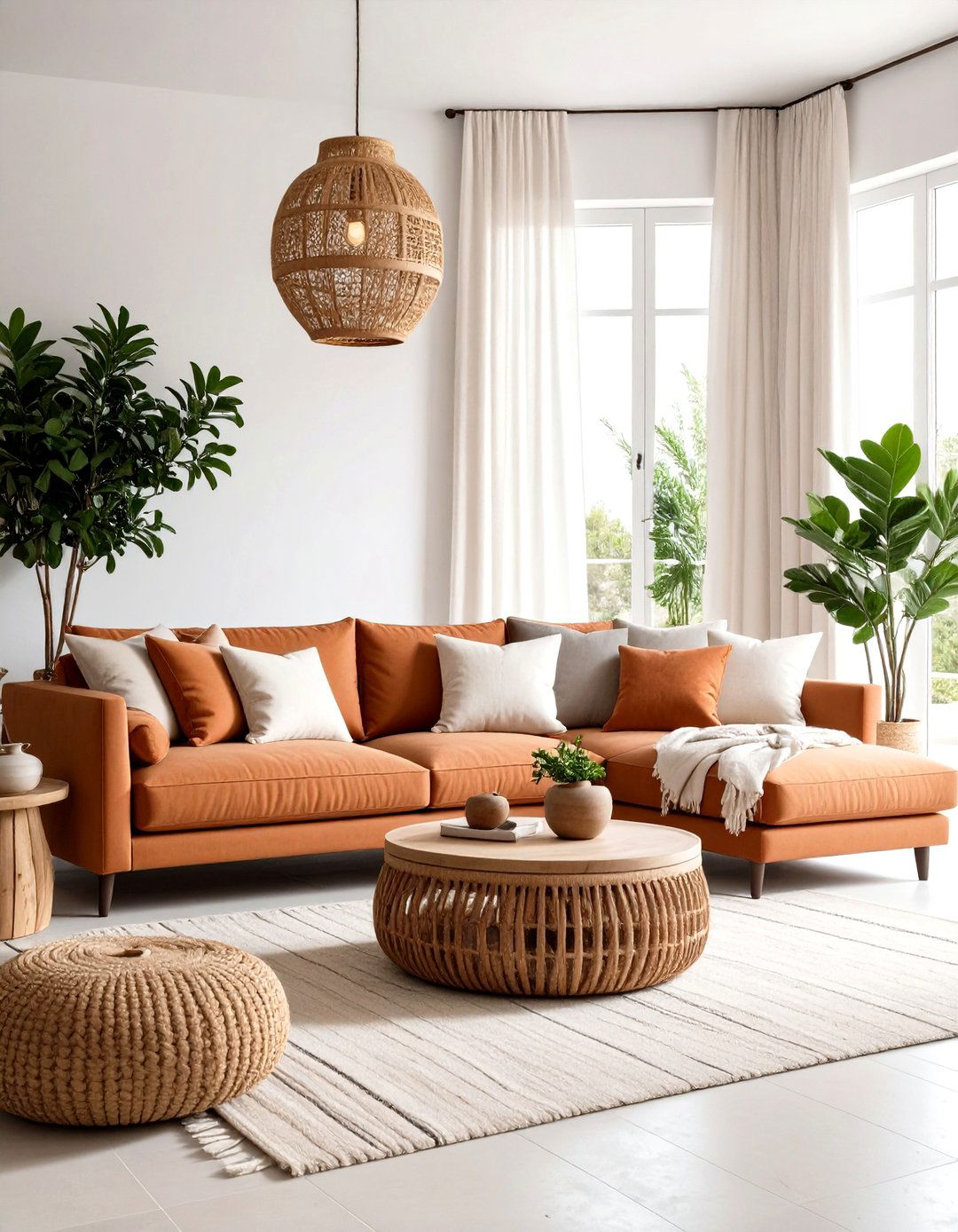 Mismatched Sofas in Mediterranean Warmth Theme - 20 Mismatched Sofas in Living Room Ideas