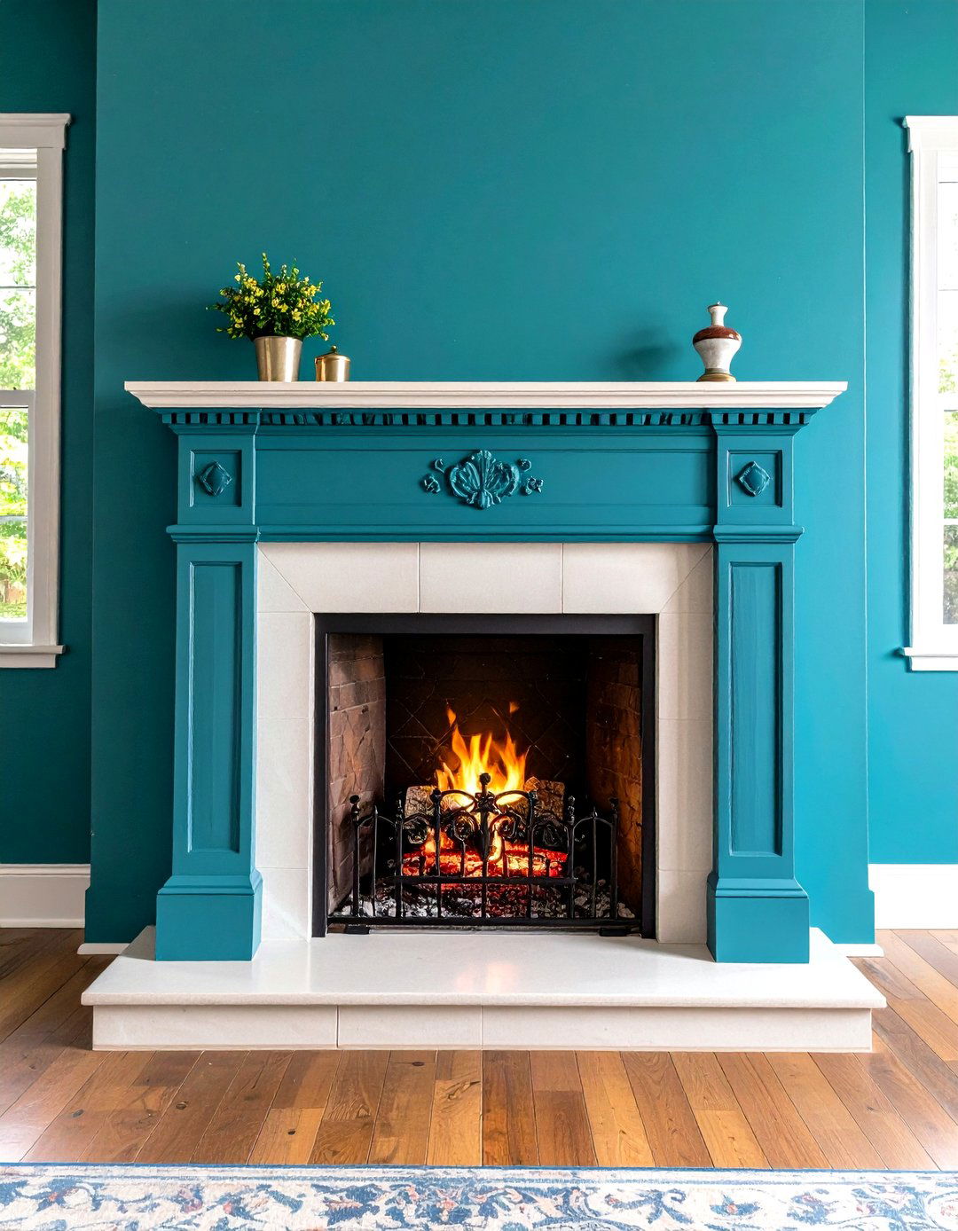 Mission Style Fireplace - 20 Spanish Style Fireplace Ideas