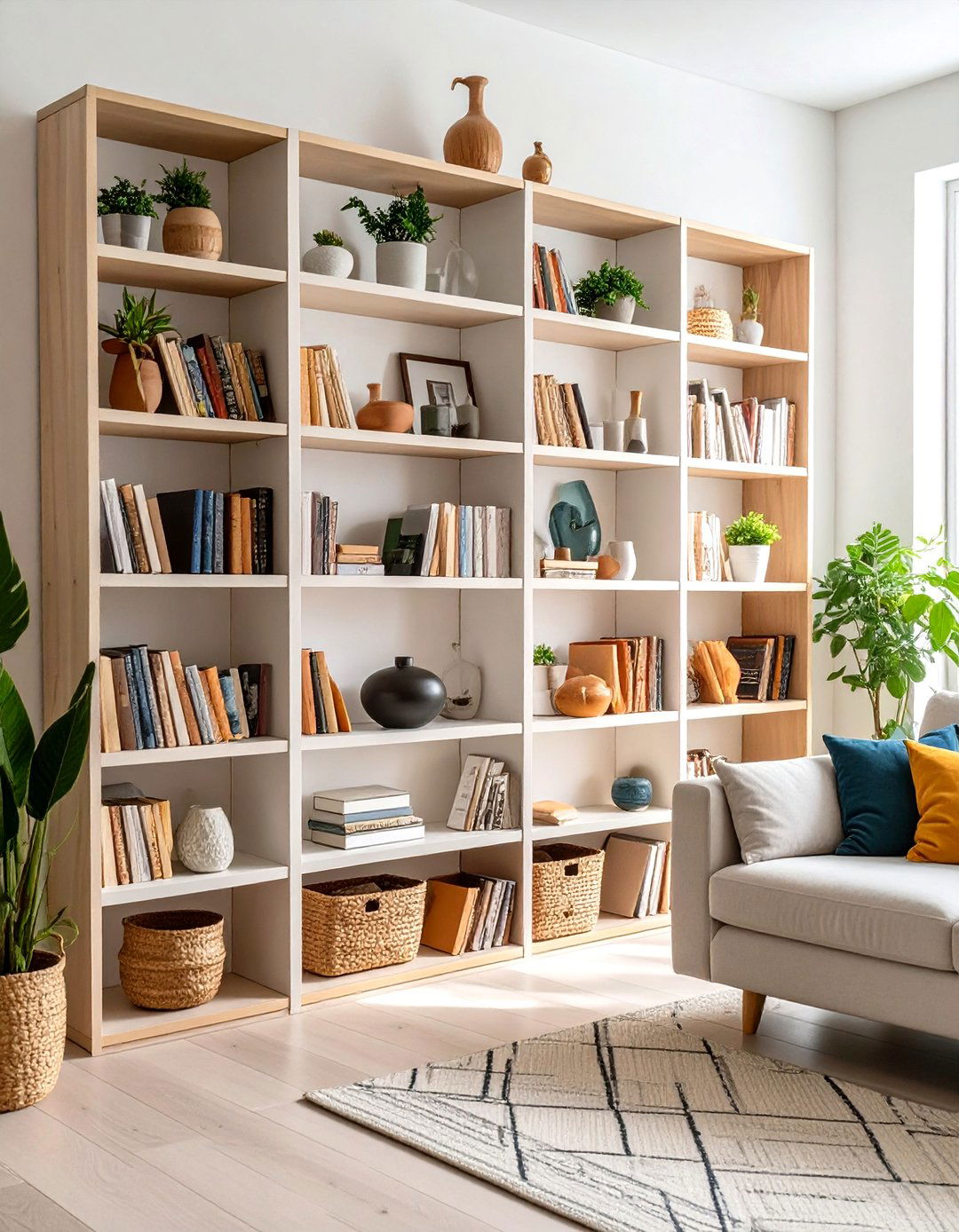 Mix Metals for Gleaming Dimension - 20 Eclectic Living Room Ideas