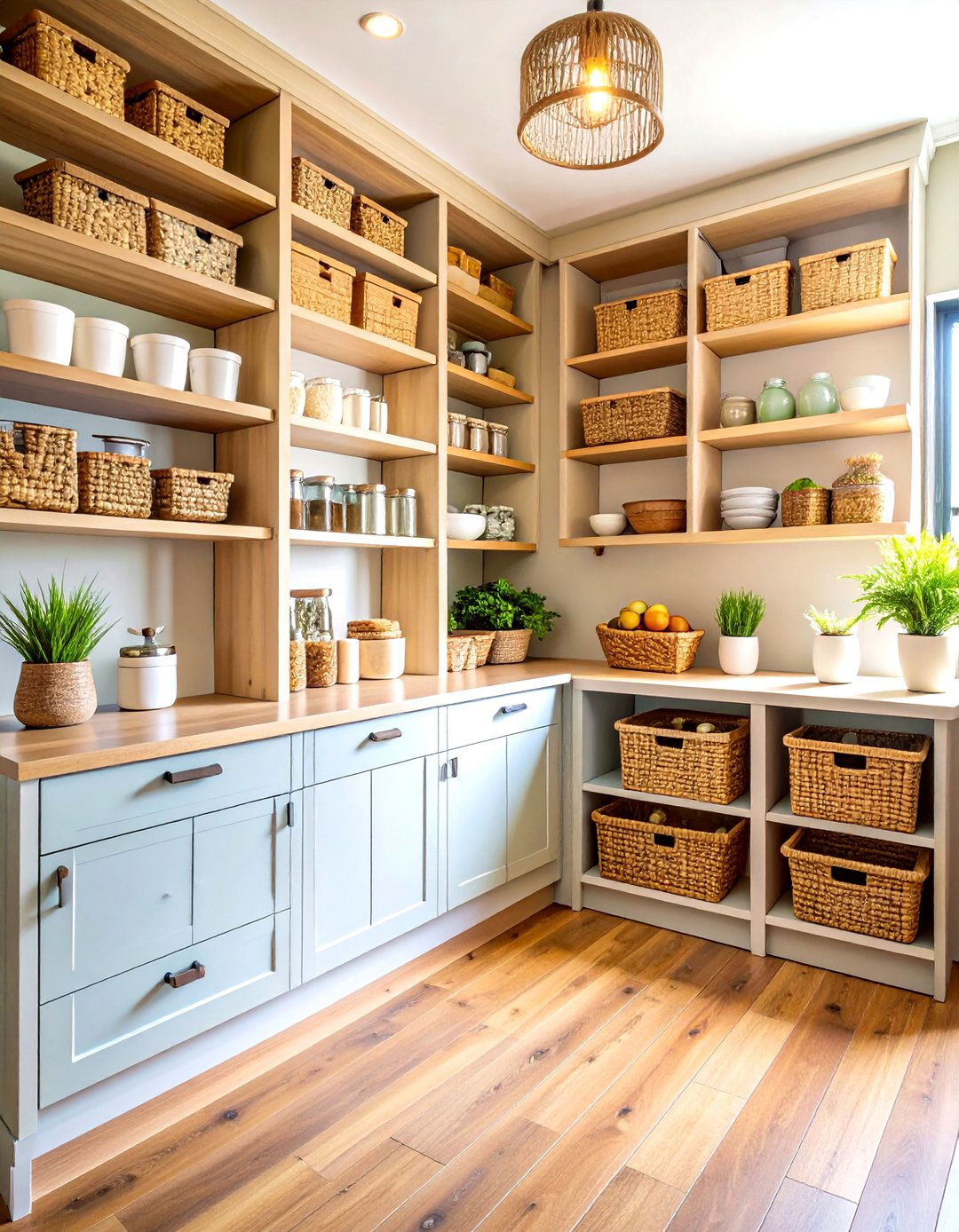 Mix Multiple Types of Storage - 20 Walk in Pantry Ideas