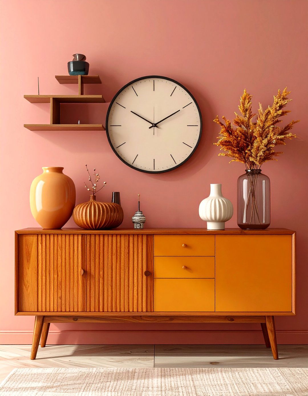 Mix Vintage and Modern Pieces - 20 Sideboard Decor Ideas
