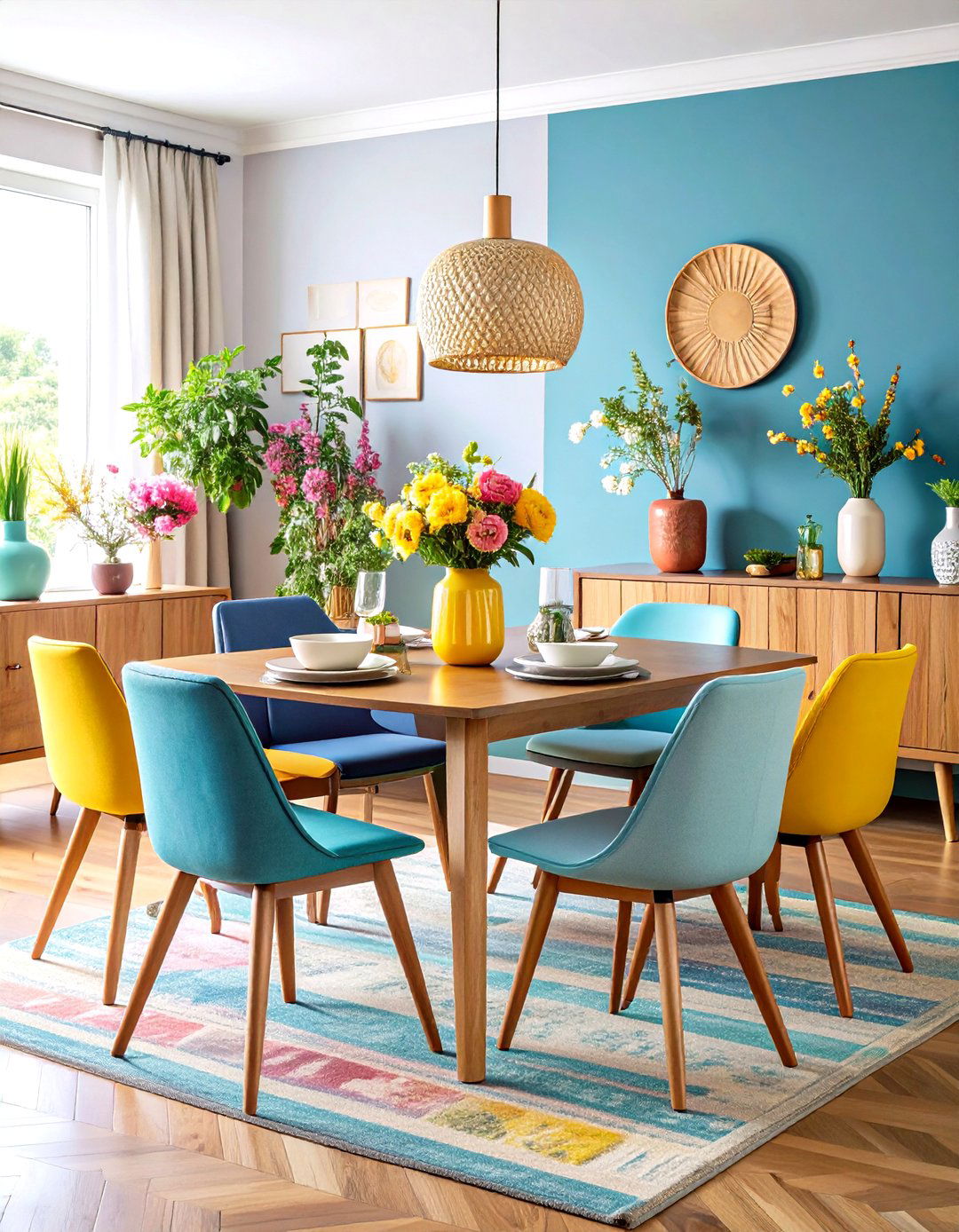 Mix and Match Modern Dining Room Seating - 20 Modern Dining Room Ideas