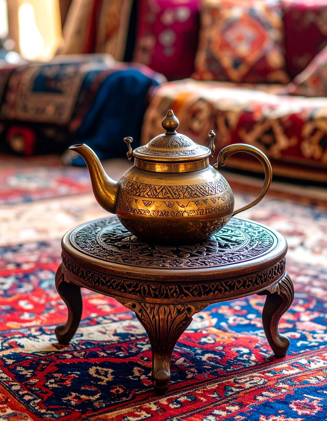 Mix in Vintage Market Treasures - 20 Bohemian Moroccan Living Room Ideas