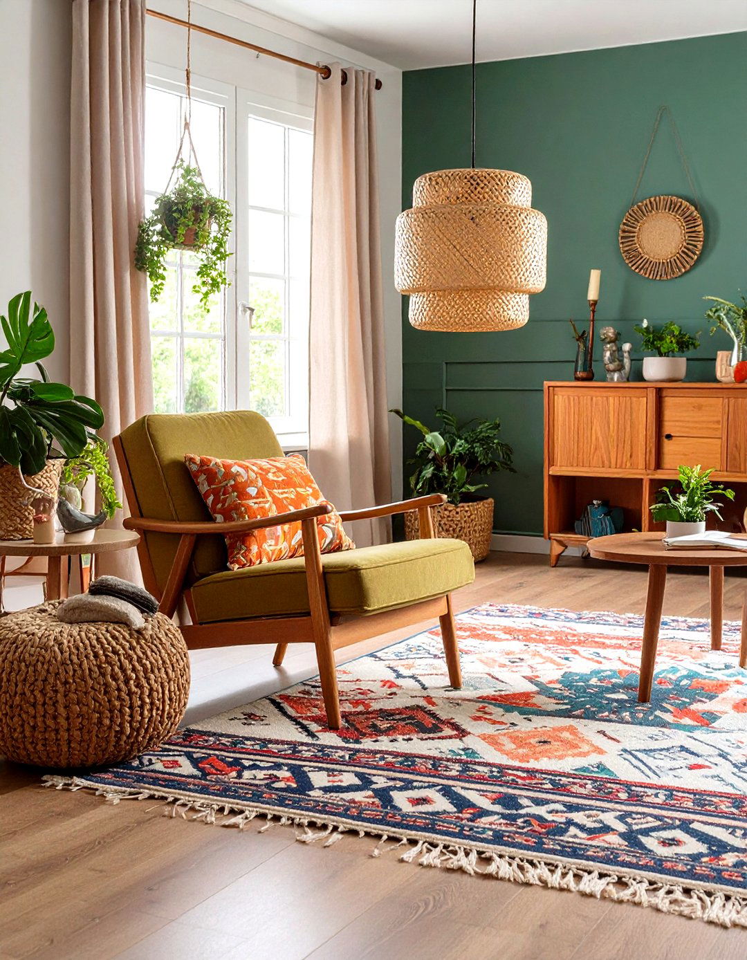 Mix in Vintage or Retro Finds - 20 Scandinavian Living Room Ideas