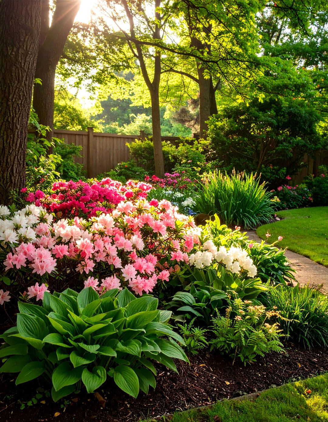 Mixed Azalea and Companion Planting Partnership - 20 Azalea Garden Ideas