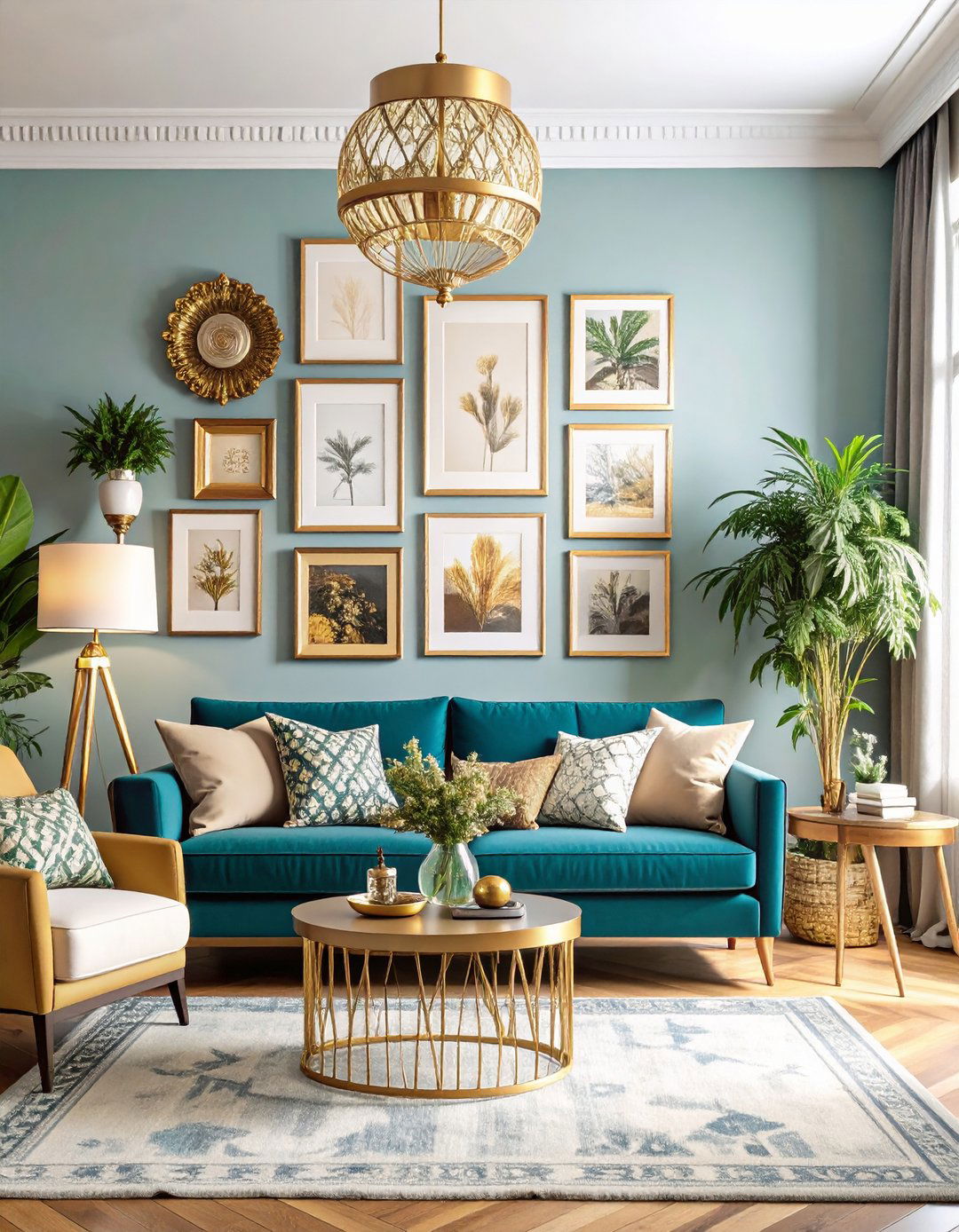 Mixed Frame Eclectic Gallery for Max Personality - 20 Family Picture Wall Ideas