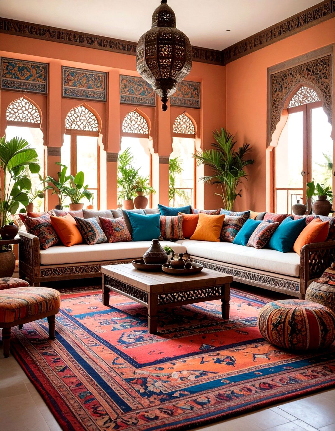 Mixed Global Patterns Energize Boho Cottage Style Spaces - 20 Boho Cottage Style Decor Ideas