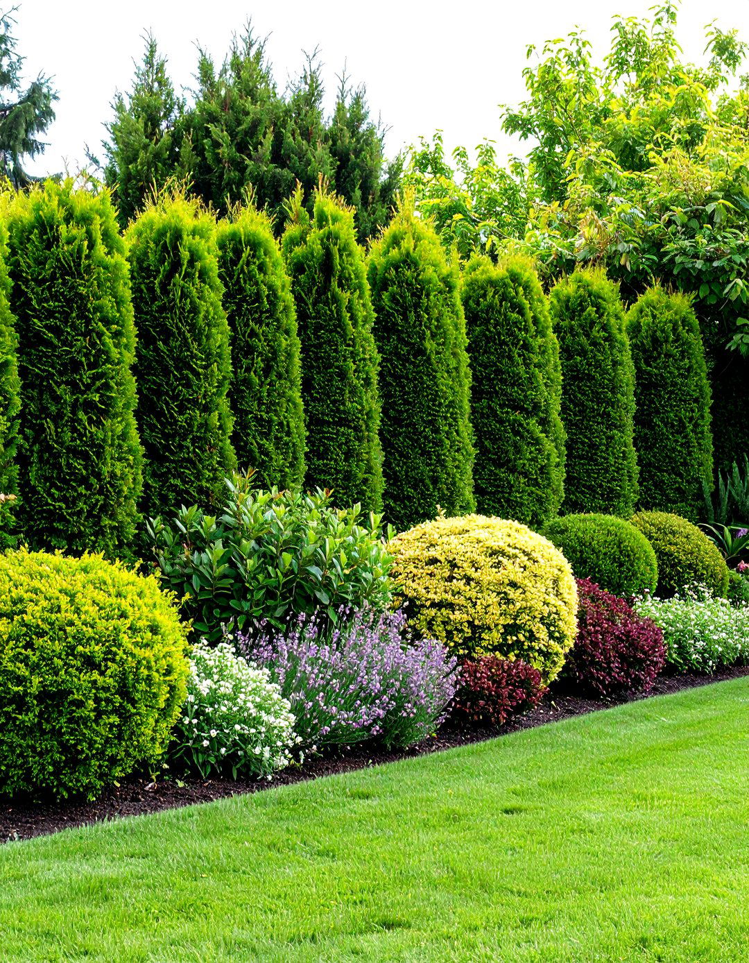 Mixed Hedge Garden Screening Sound Barrier - 20 Garden Screening Ideas