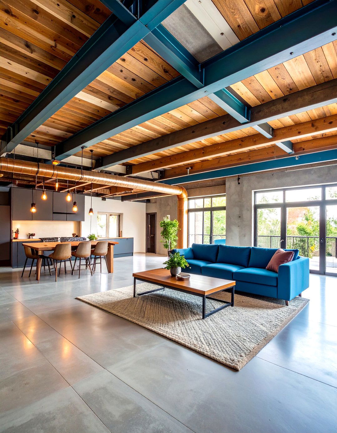 Mixed Material Approach Basement Ceiling - 20 Exposed Basement Ceiling Ideas