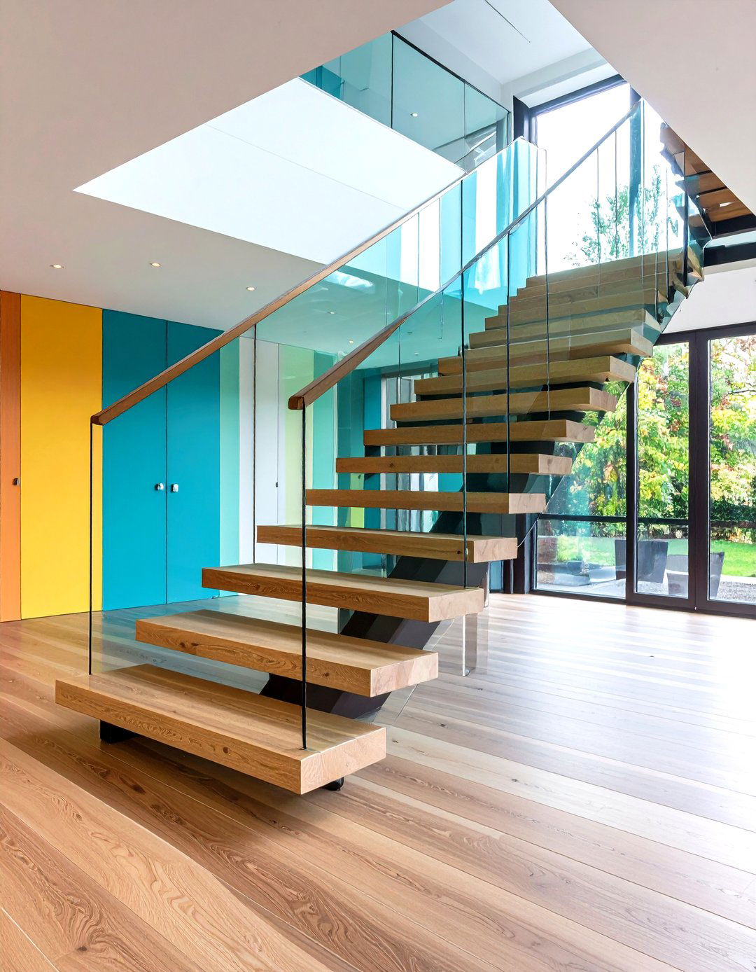 Mixed Material Contrasts - 20 Stair Riser Ideas