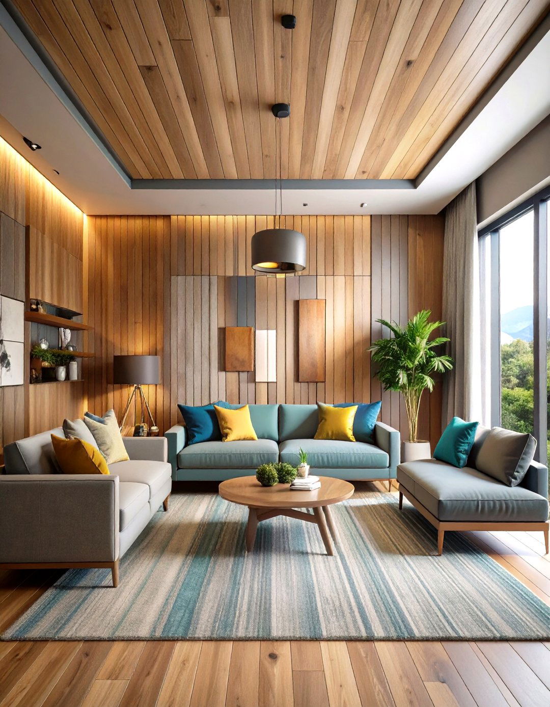 Mixed Material Shiplap Feature - 20 Shiplap Wall Ideas