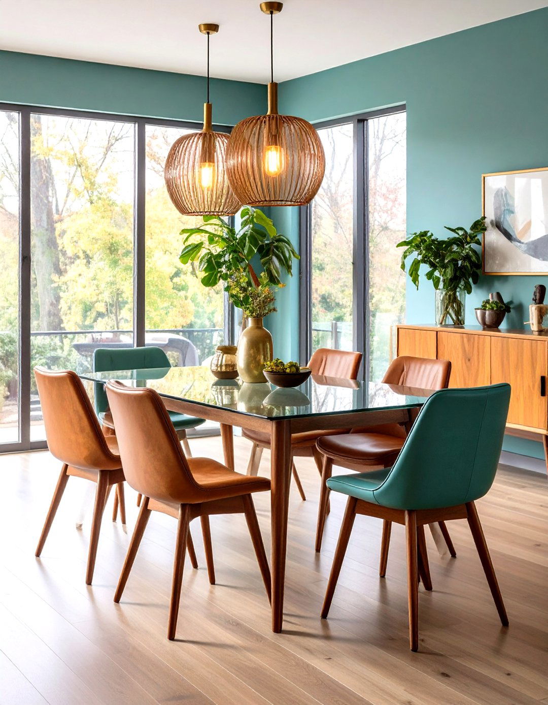 Mixed Materials Mid Century Modern Dining Room - 20 Mid-century Modern Dining Rooms