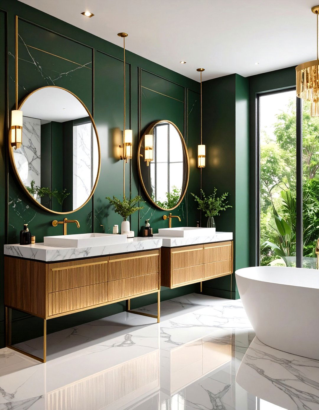 Mixed Metals Sophistication Luxury Bathroom Glamour - 20 luxury bathroom ideas