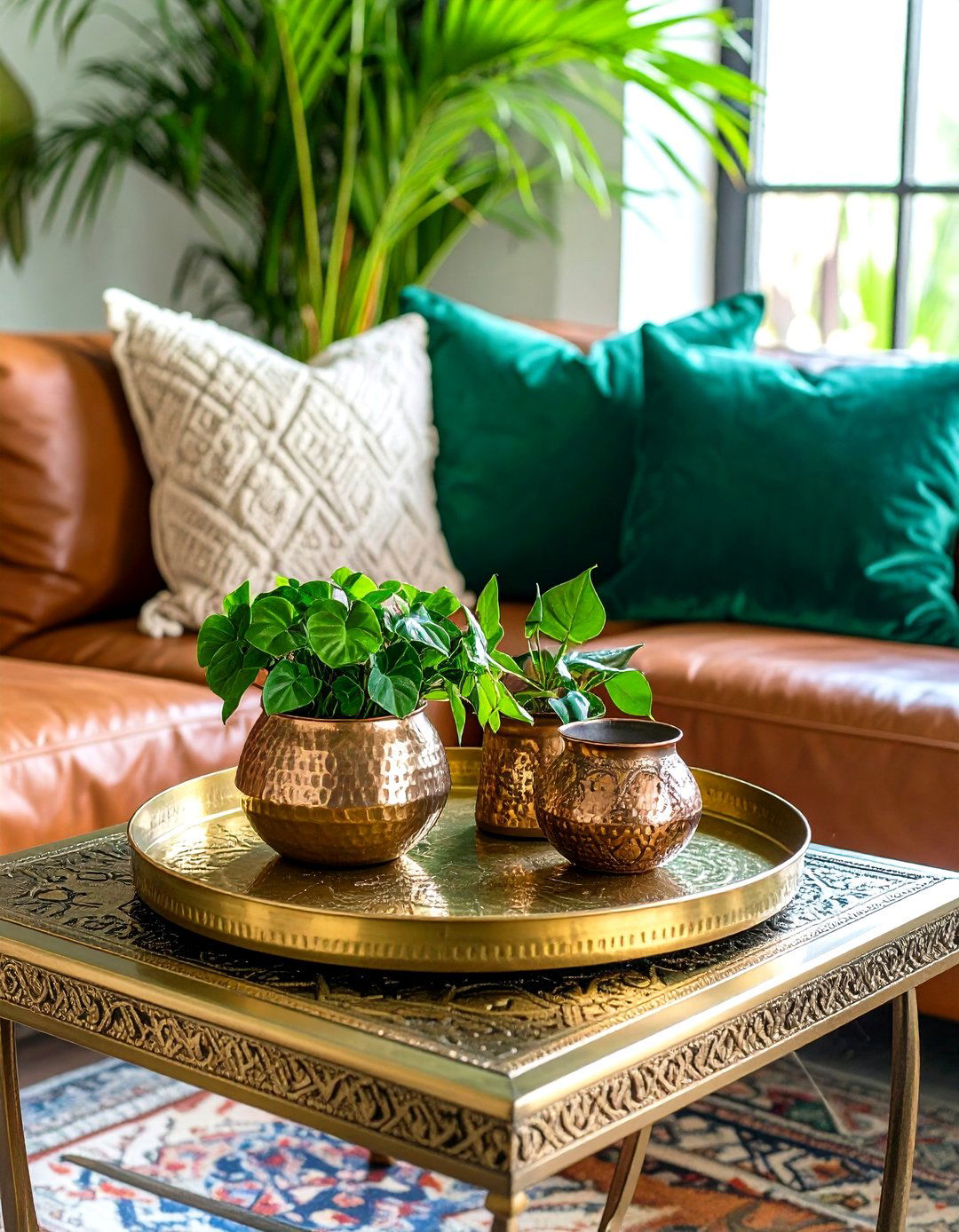 Mixed Metals and Jewel Tone Accents Polish Boho Decor - 20 Boho Decor Ideas