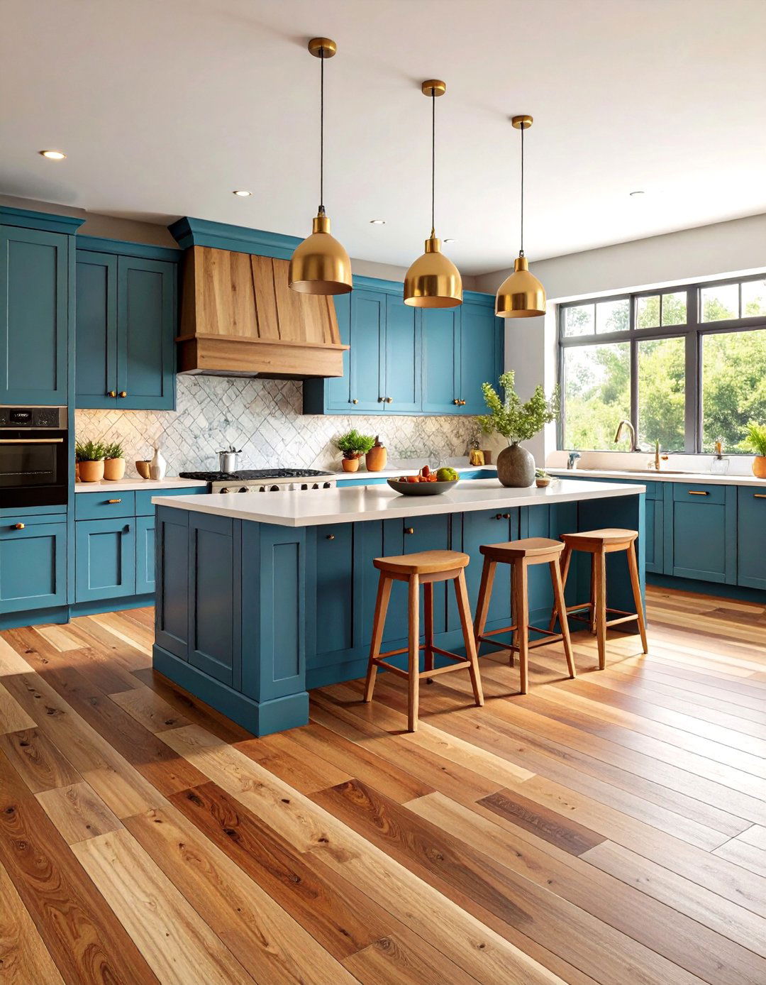 Mixed Species Medley Kitchens With Wood Floors - 20 Kitchens With Wood Floors