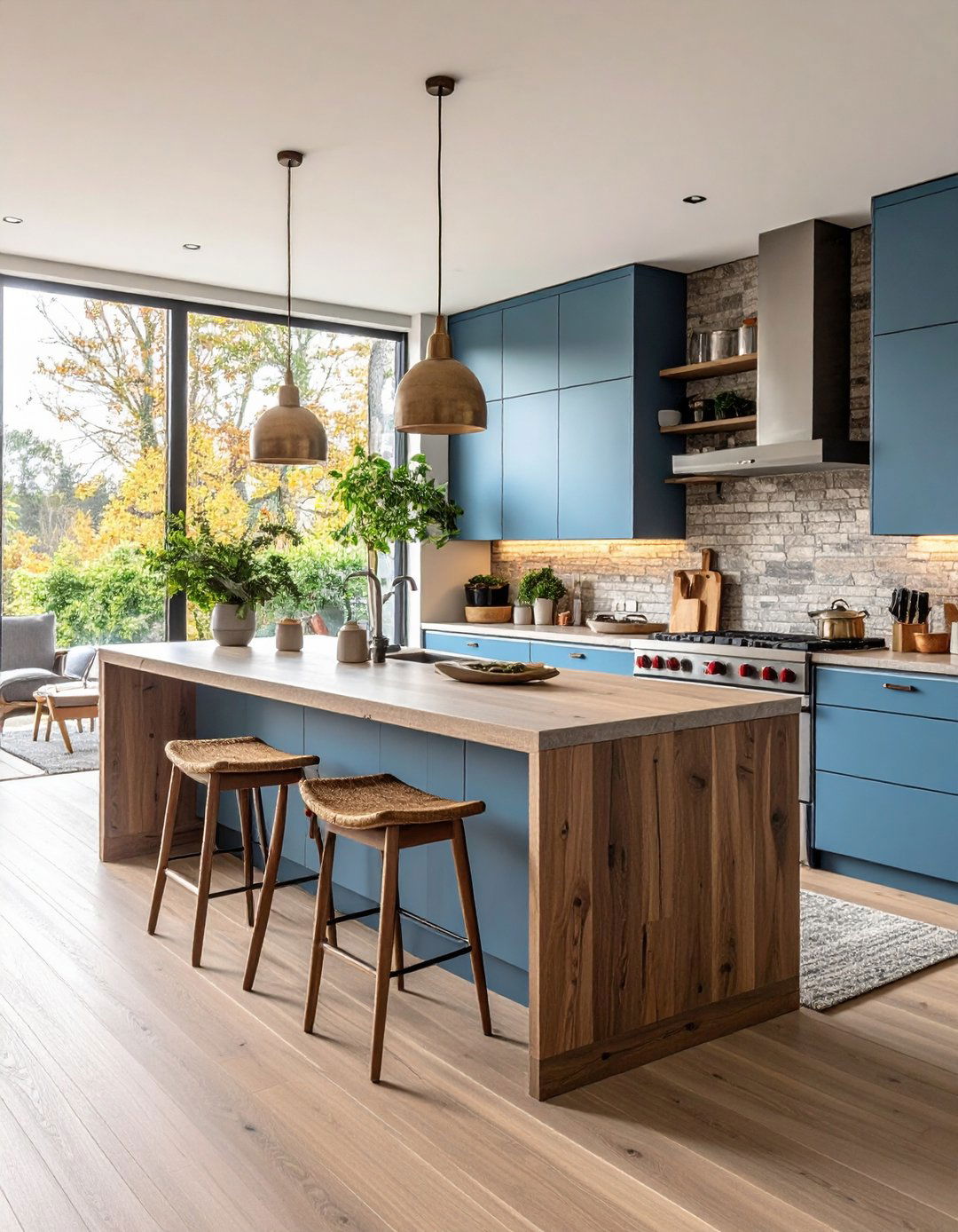 Mixed Textures - 20 Scandinavian Kitchen Ideas