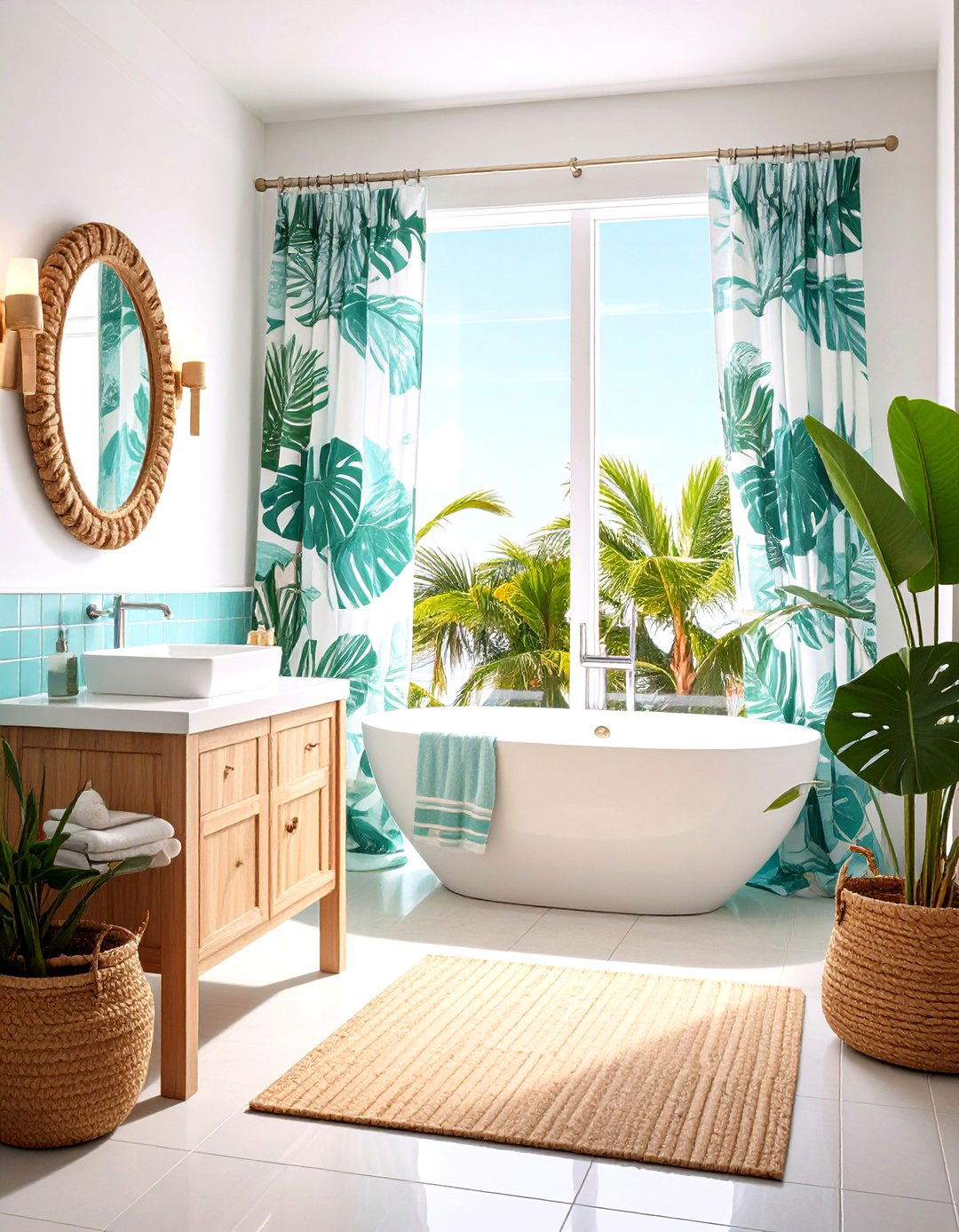 Moana Tropical Tide Disney Bathroom - 20 Disney Bathroom Ideas
