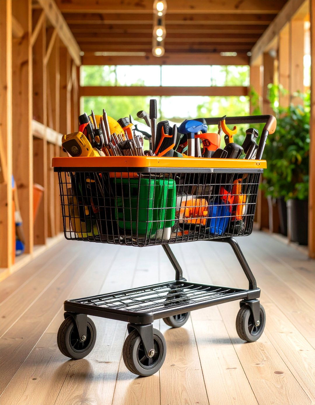 Mobile Carts and Totes - 20 Shed Organization Ideas