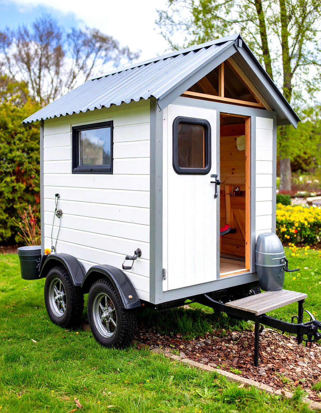 Mobile Duck Tractor House for Easy Grazing - 20 Duck House Ideas