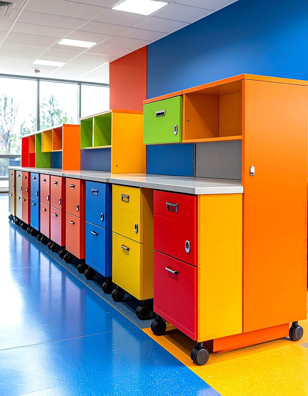 Mobile Office Storage Pedestals - 20 Office Storage Ideas