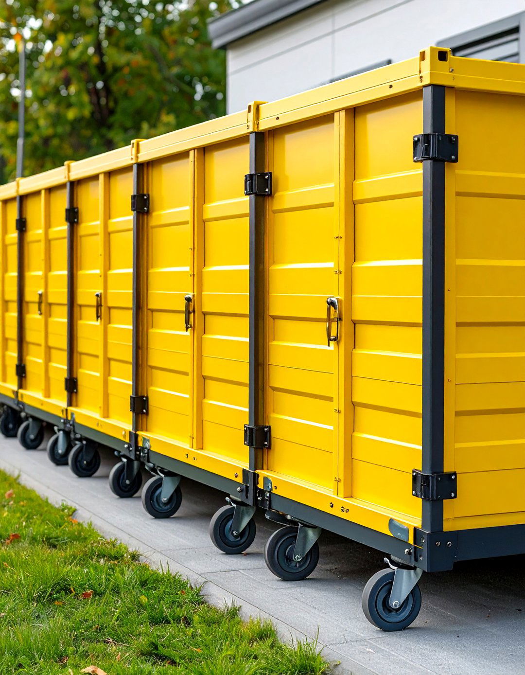 Mobile Rolling Pallet Fence - 20 Pallet Fence Ideas