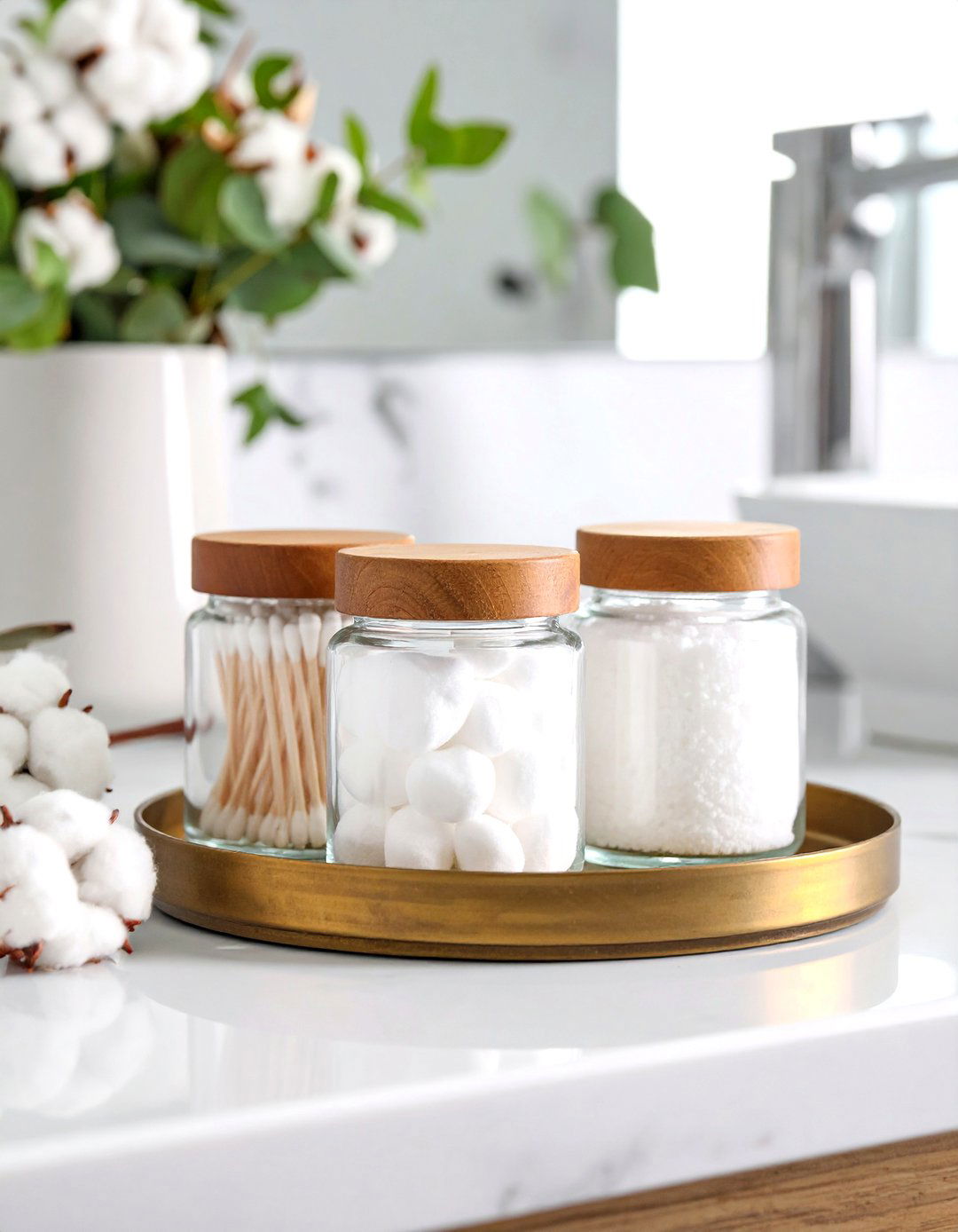 Mobile Rolling Vanity Cart System - 20 vanity organization ideas