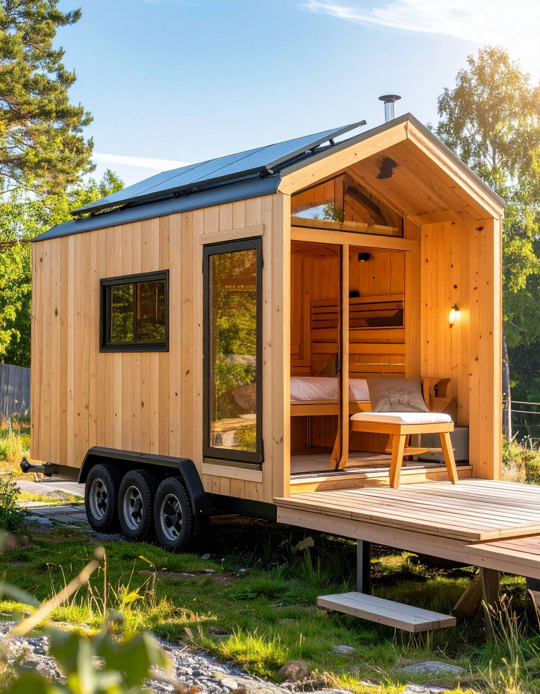 Mobile Sauna Tiny House - 20 Sauna Room Design Ideas