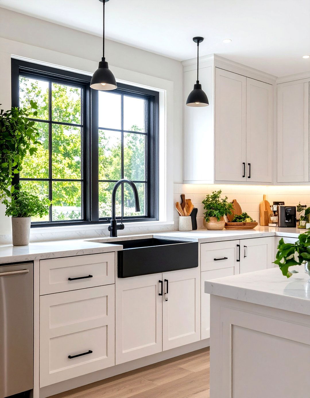 Modern Black Frame Kitchen Window Over Sink - 20 Kitchen Window Ideas Over Sink