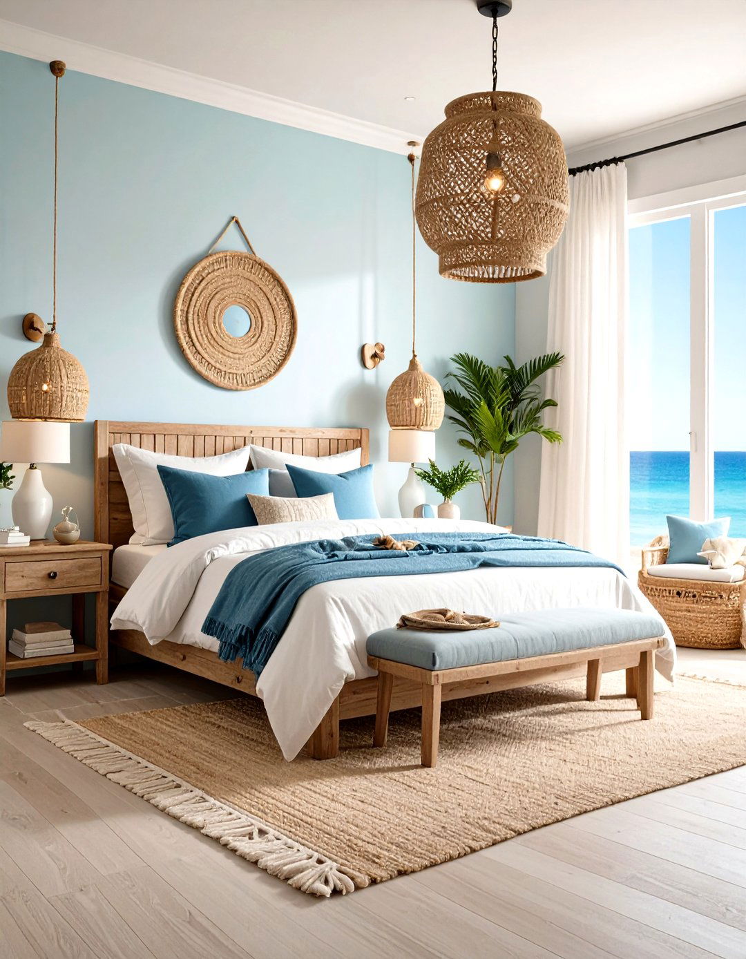 Modern Coastal Bedroom Serenity - 20 Modern Bedroom Ideas