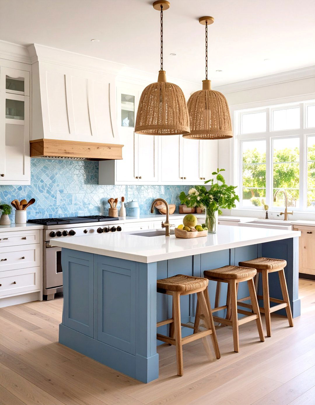 Modern Coastal Kitchen with Ocean Inspired Elements - 20 Modern Kitchen Ideas