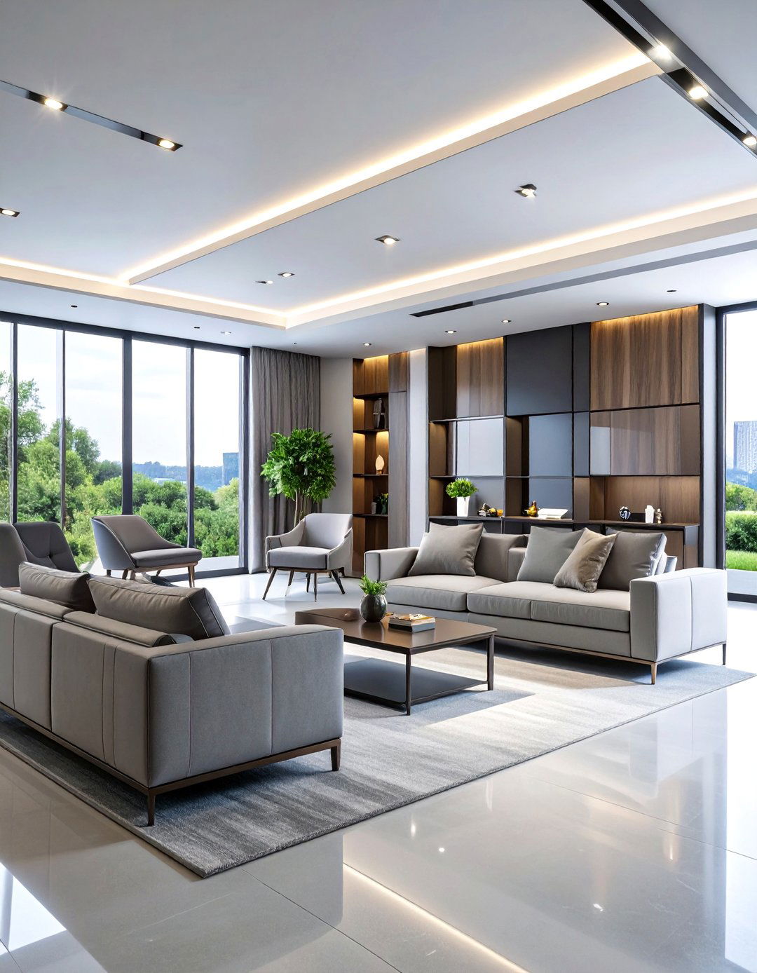Modern Contemporary Cigar Room with Clean Lines - 20 Cigar Room Ideas