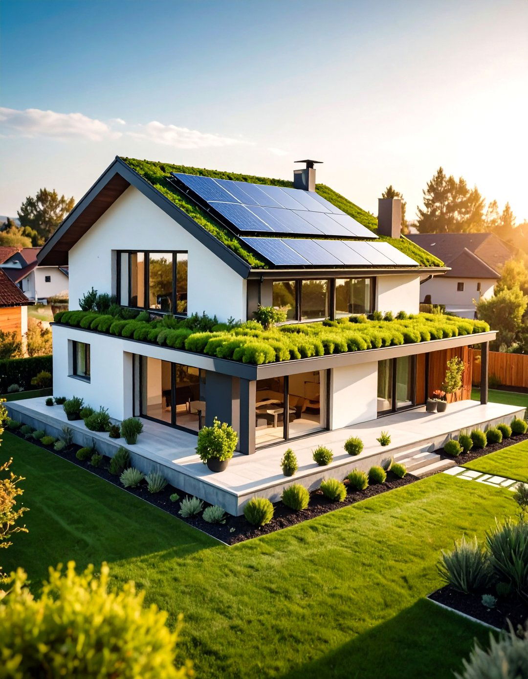 Modern Contemporary Houses With Sedum Green Roofs - 20 Houses With Green Roofs